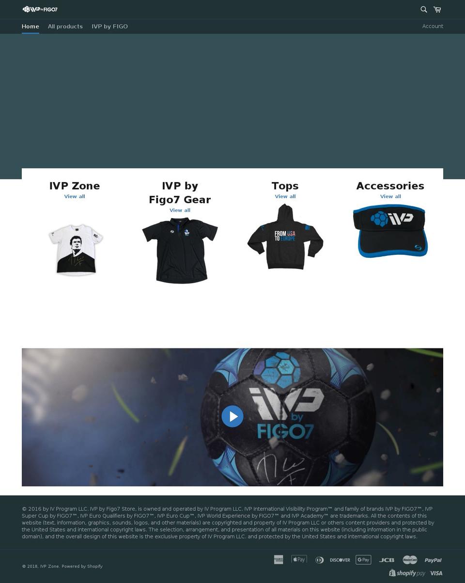 ivpzone.com — Shopify storefront screenshot
