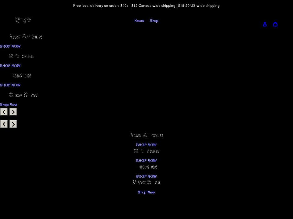 ivrycompany.com shopify website screenshot