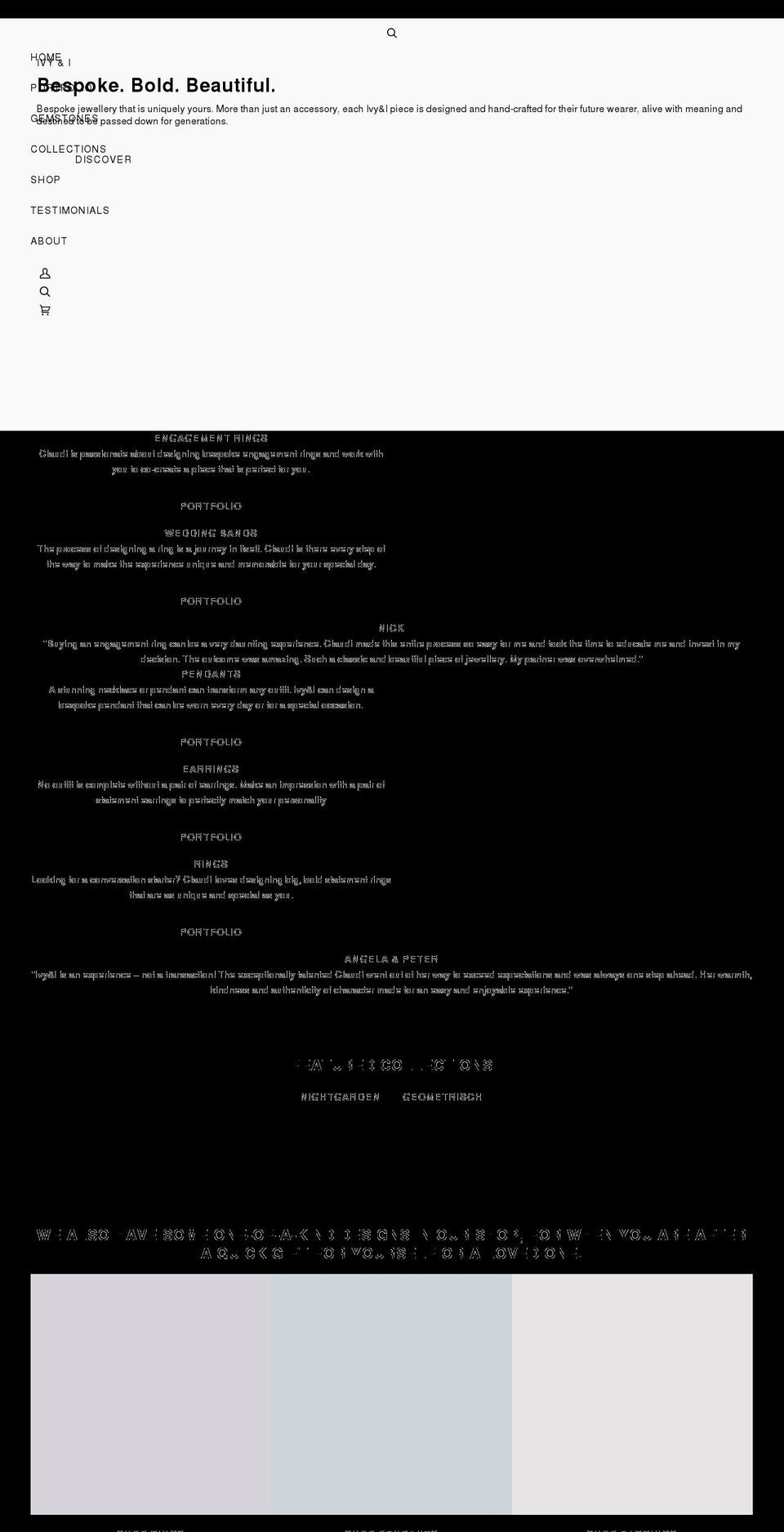 ivyandi.com.au shopify website screenshot