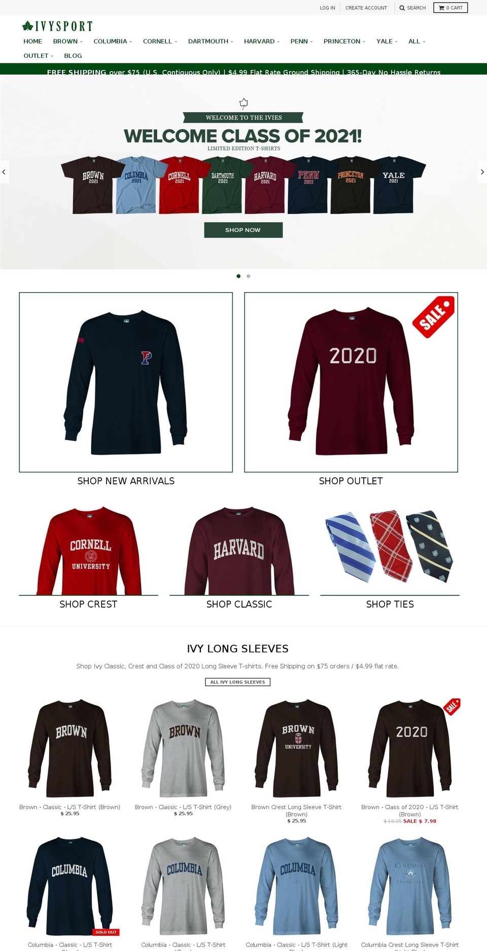 ivycompany.com shopify website screenshot