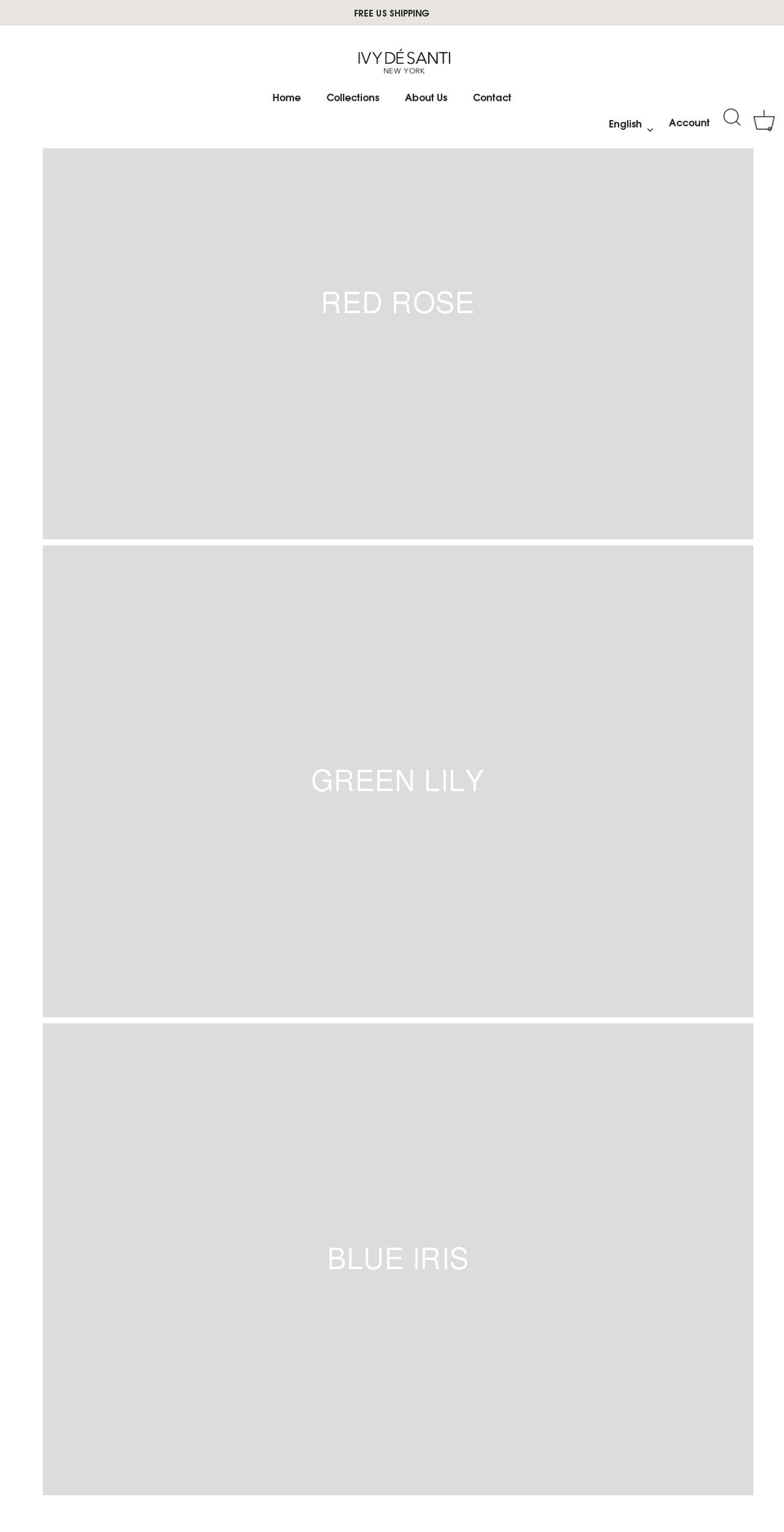 ivydesanti.com shopify website screenshot