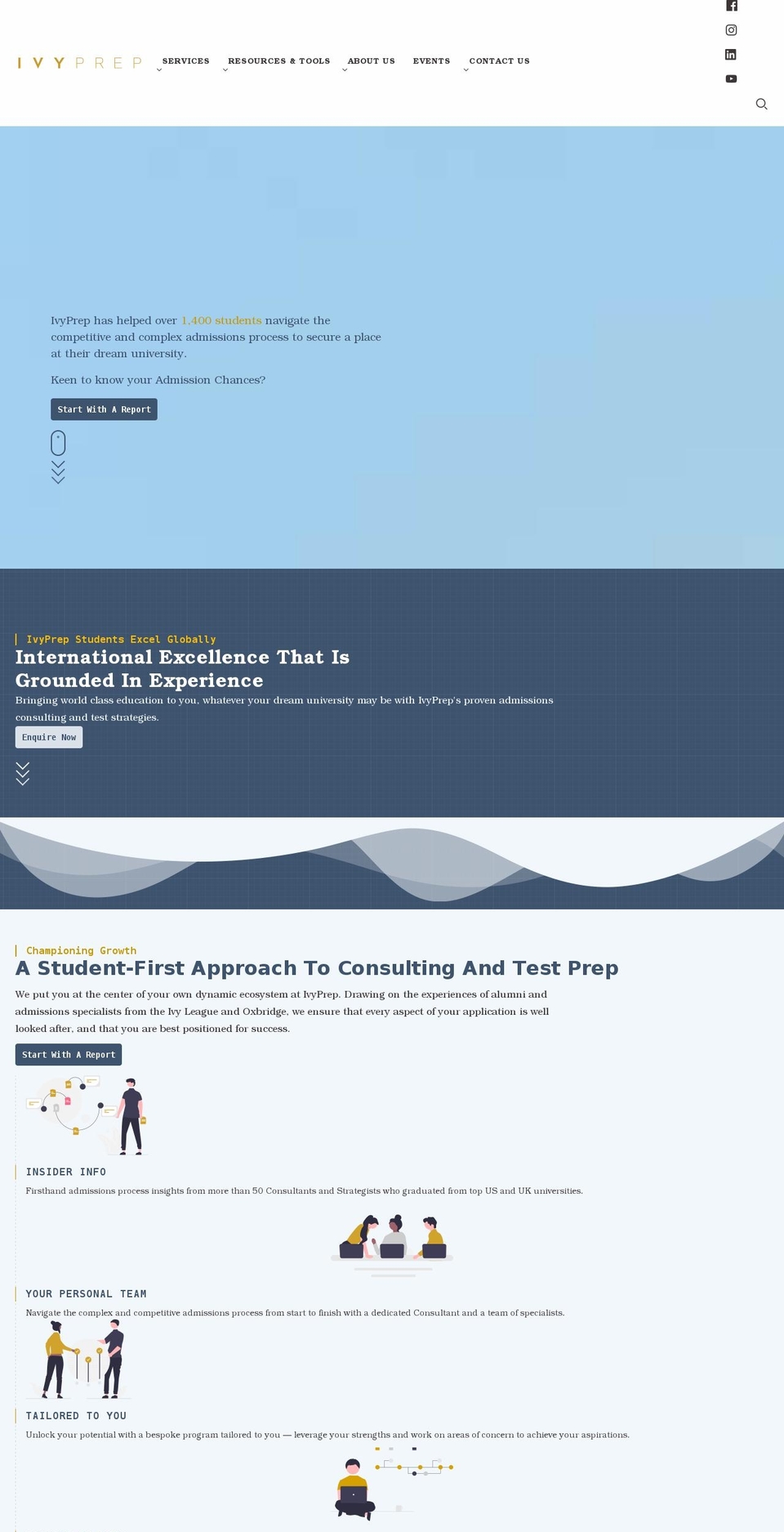 ivyprep.com.sg shopify website screenshot