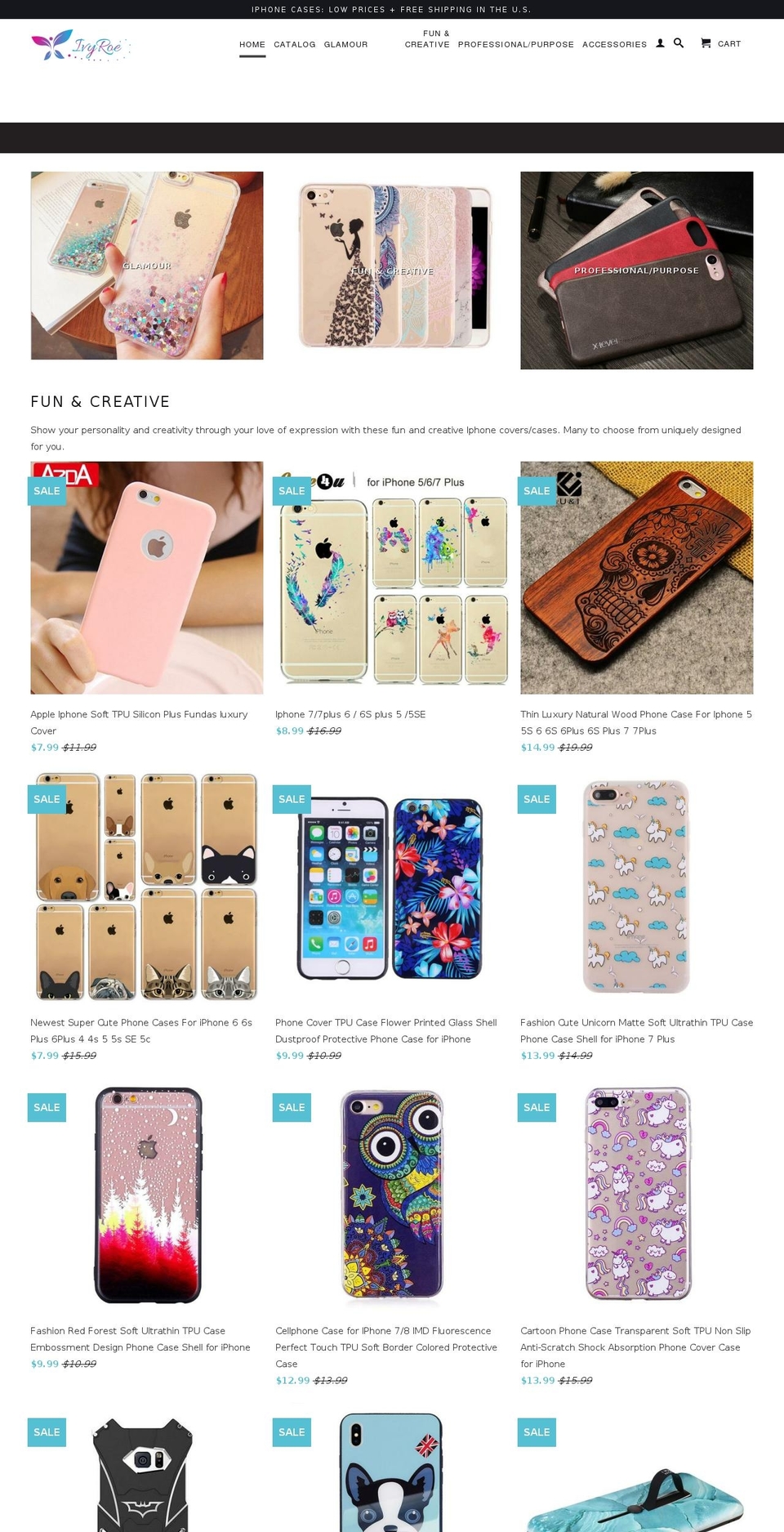 ivyroe.com — Shopify storefront screenshot