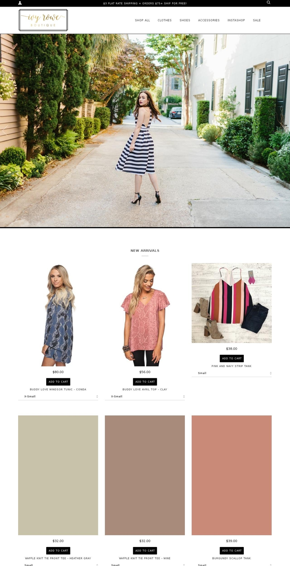 Copy of Pipeline: Final Launch Shopify theme site example ivyrowe.com