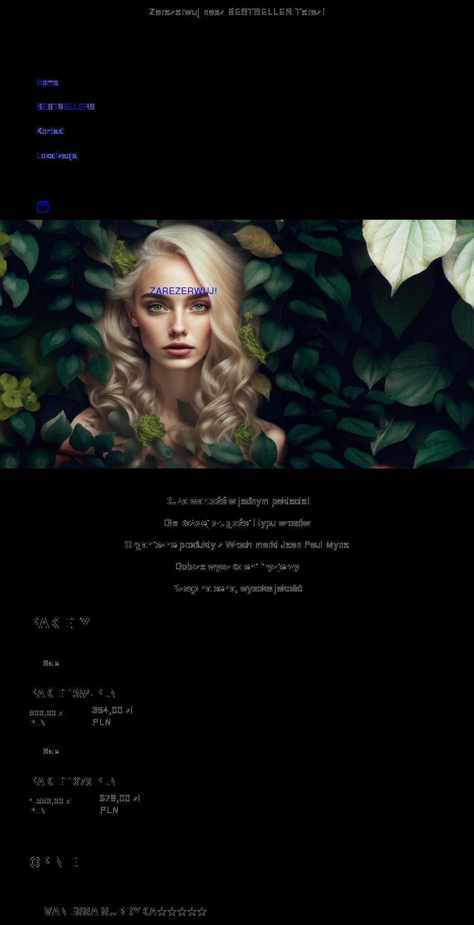 ivysalon.pl shopify website screenshot