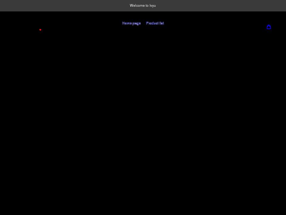 ivyu.us shopify website screenshot
