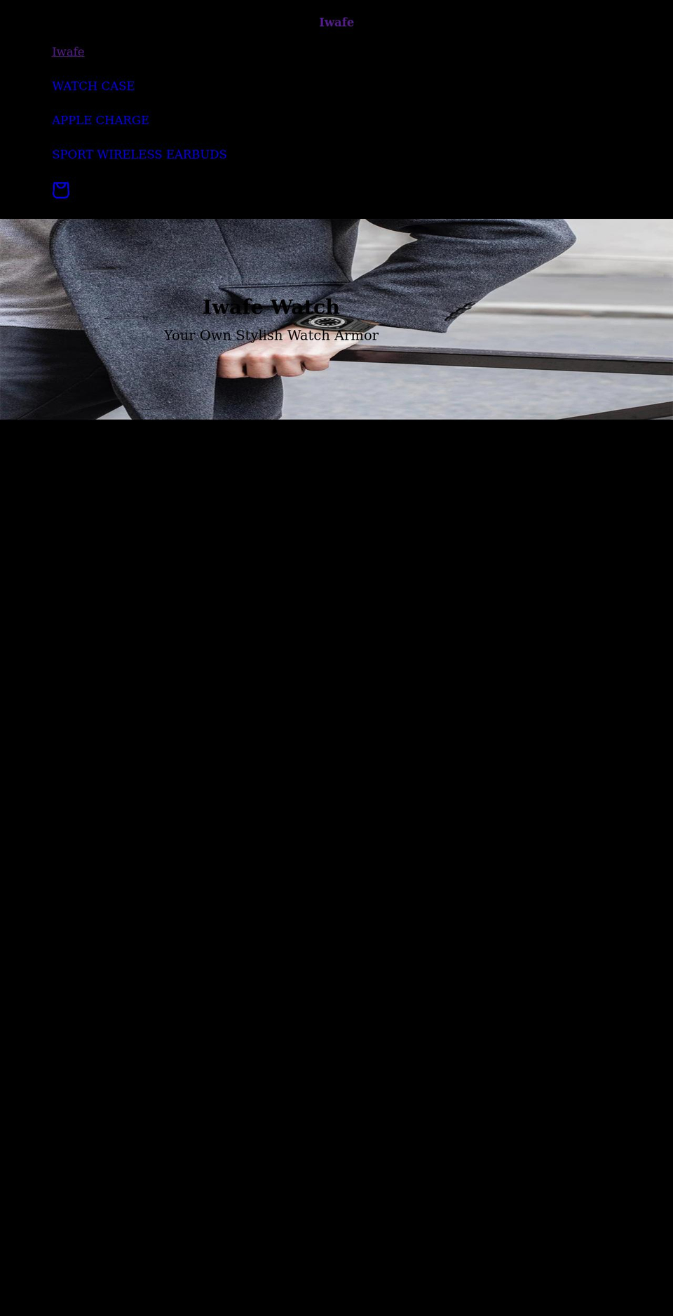 iwafe.com shopify website screenshot