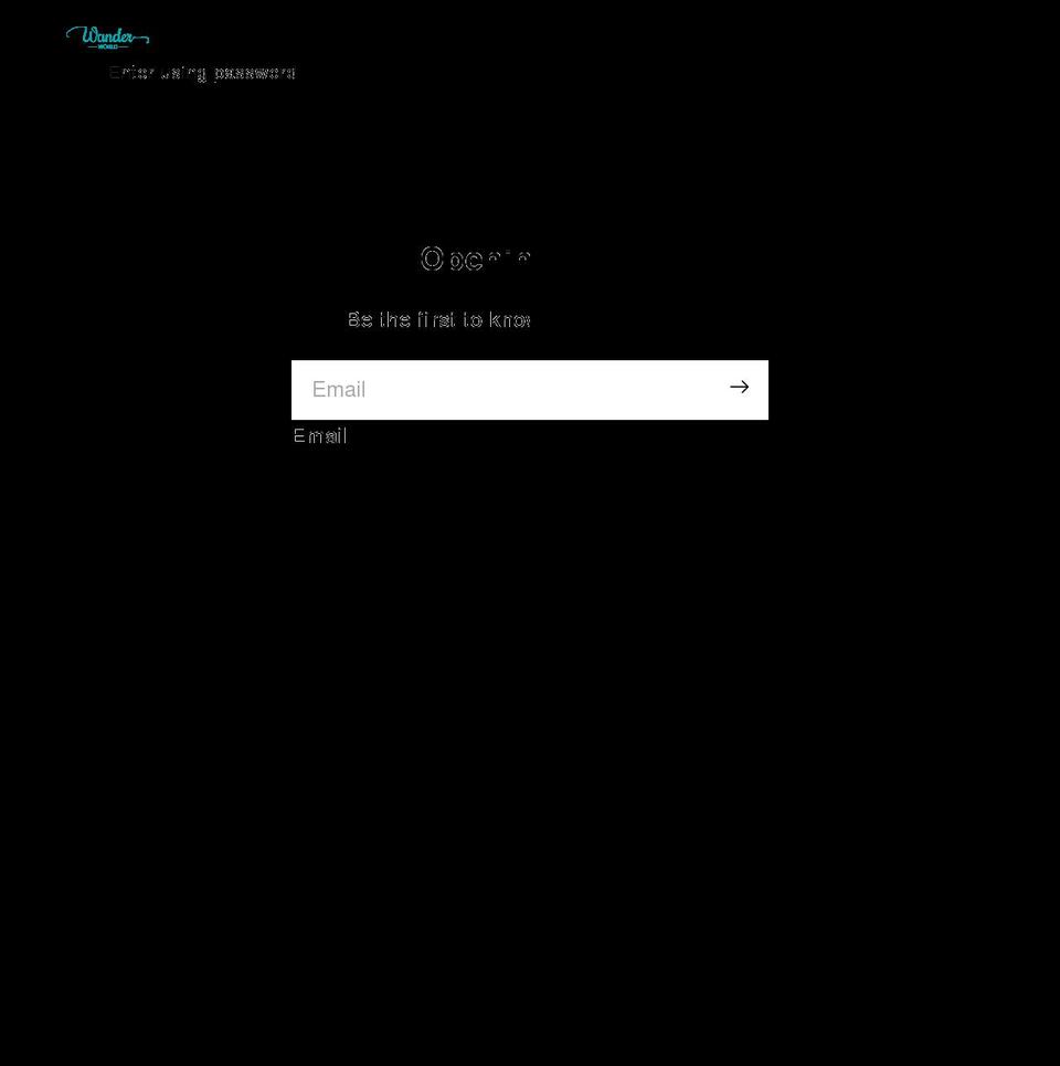 iwanderworld.com shopify website screenshot