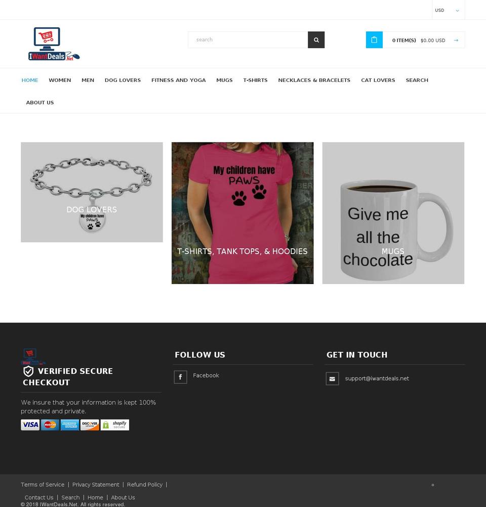 slingly-theme-v1-0 Shopify theme site example iwantdeals.net