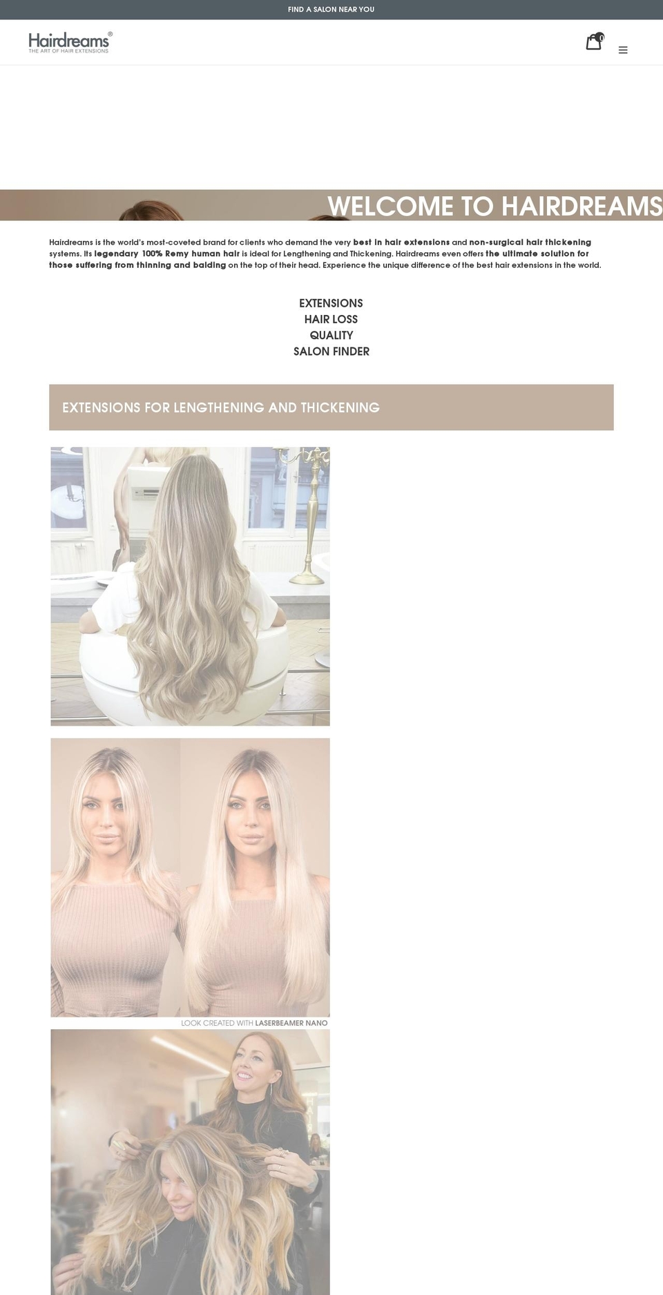 iwanthairdreams.com shopify website screenshot