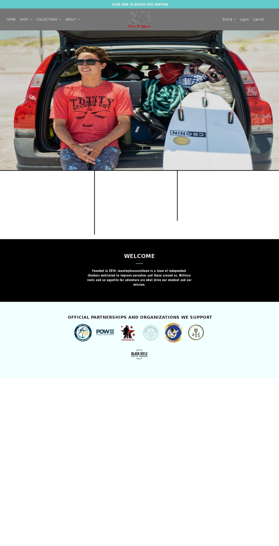 iwantmyhousesoldnow.com shopify website screenshot
