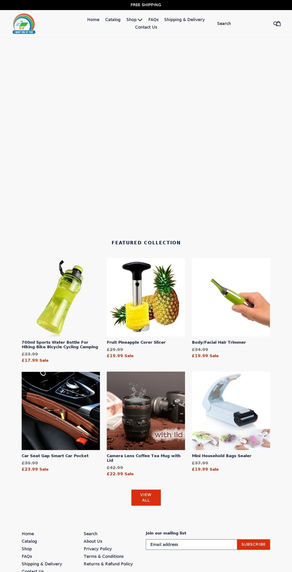 iwantoneofthat.com — Shopify storefront screenshot