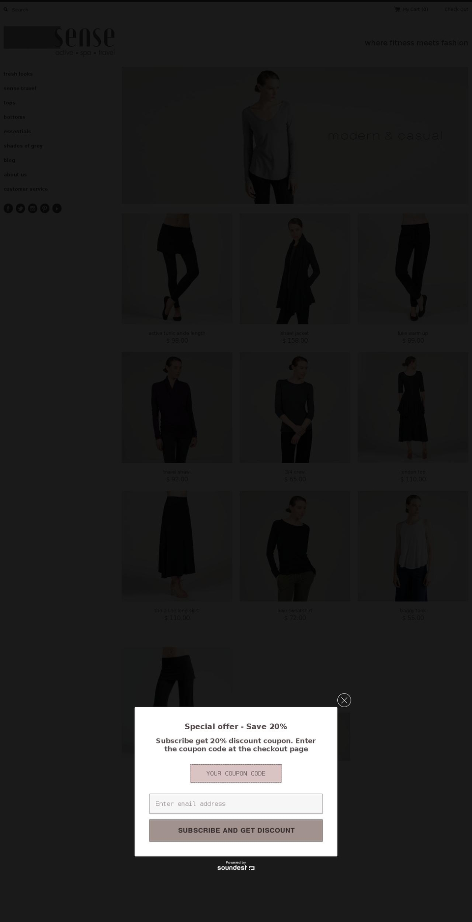 iwantsense.com shopify website screenshot