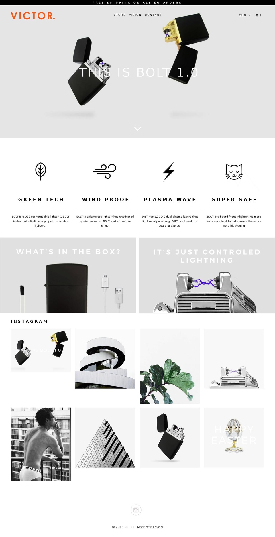 iwantvictor.com shopify website screenshot