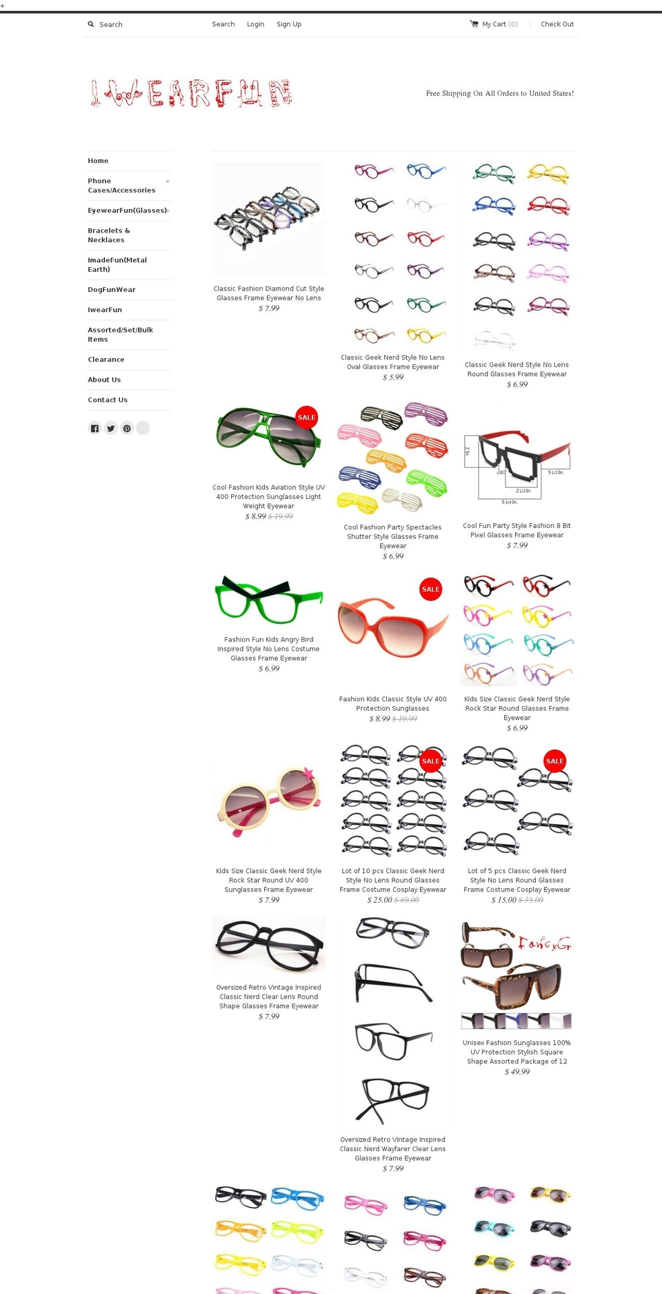 iwearfun.com — Shopify storefront screenshot