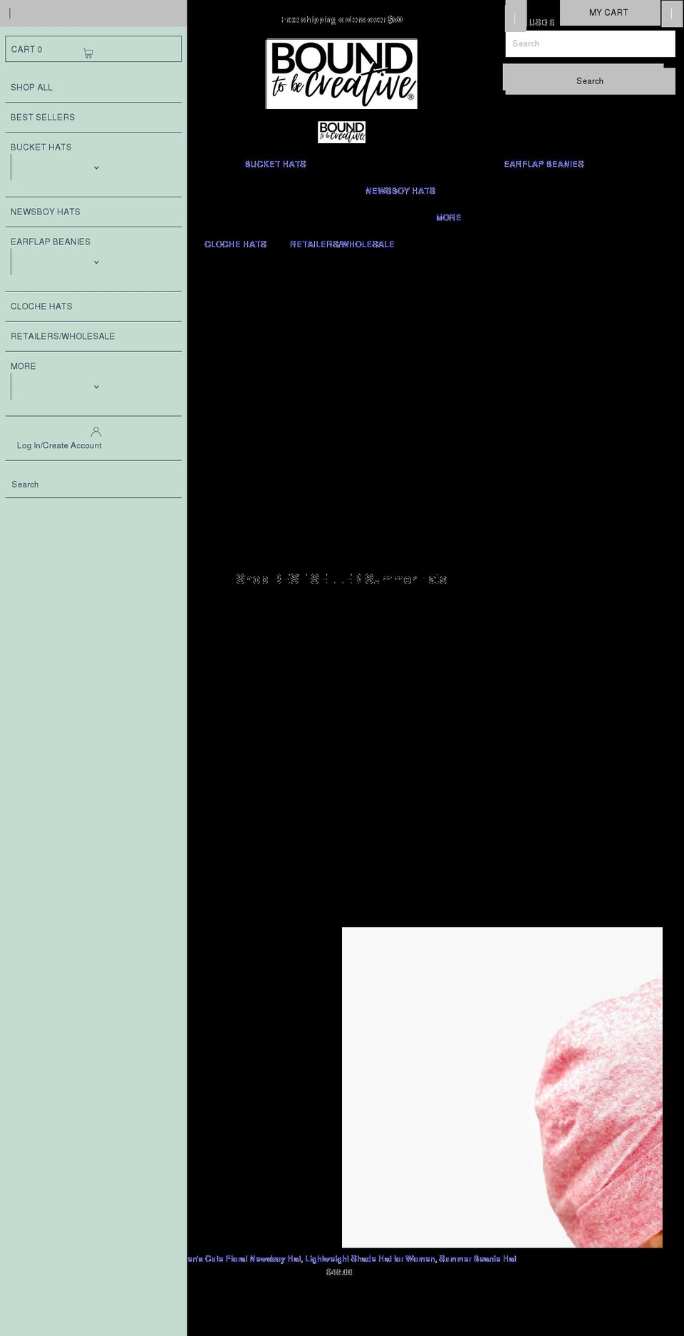 iwearhats.com shopify website screenshot