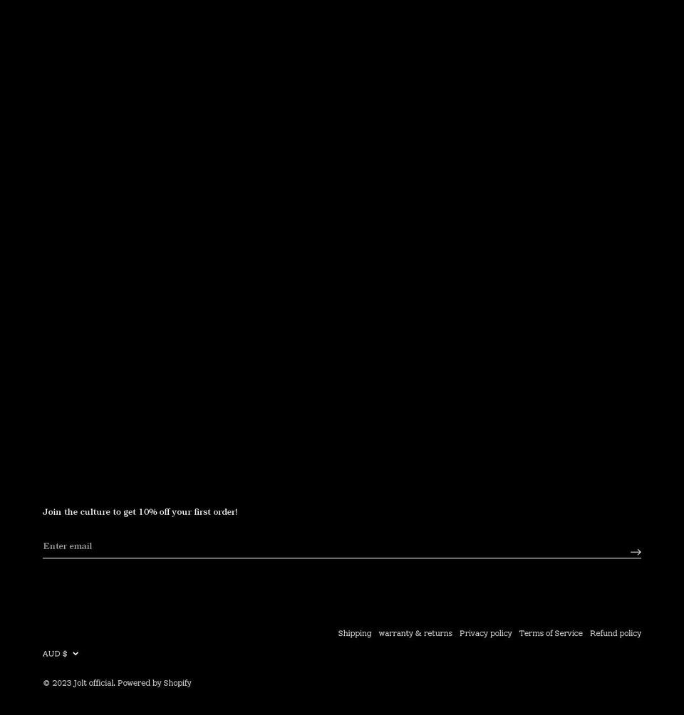 iwearjolt.com shopify website screenshot