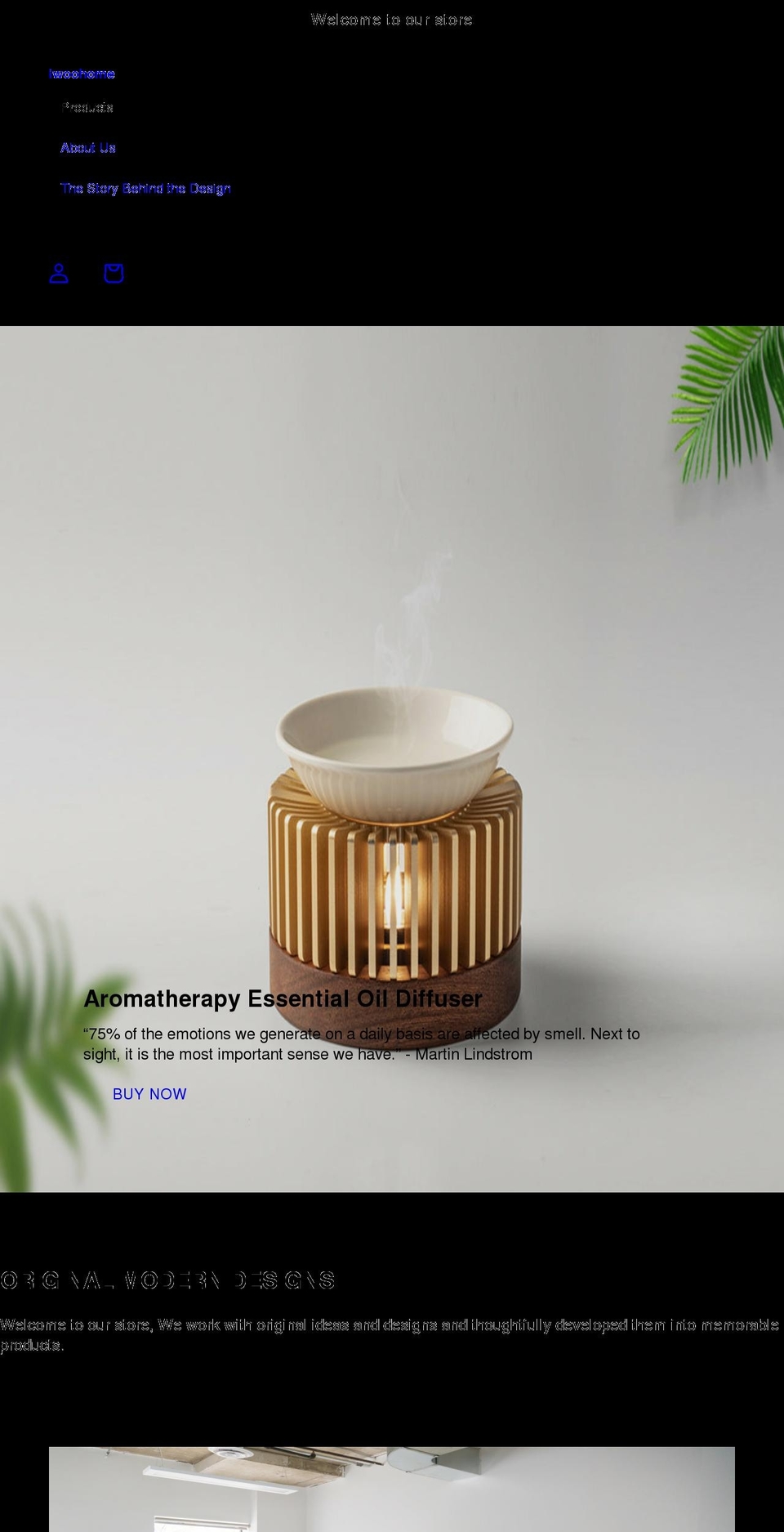 iwoohome.com shopify website screenshot