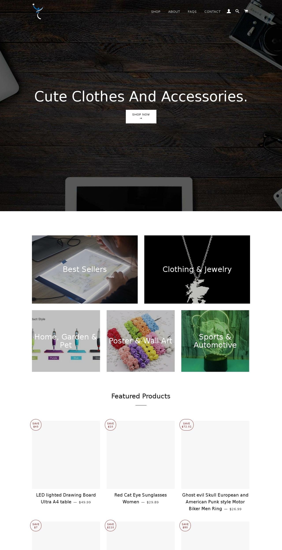 iwshops.com — Shopify storefront screenshot