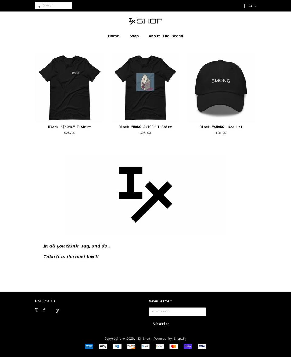 ix9.shop shopify website screenshot