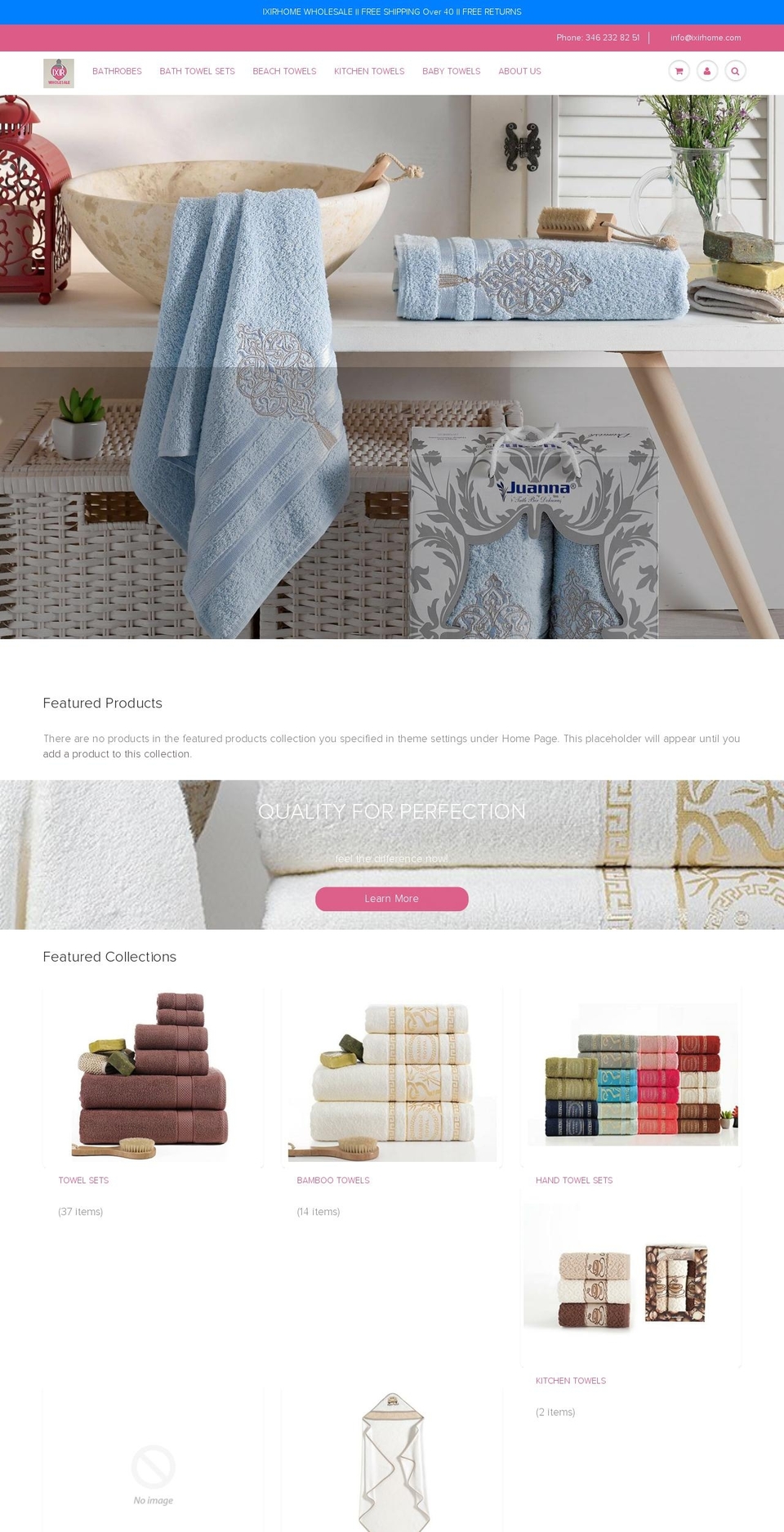 ixirhome.com — Shopify storefront screenshot