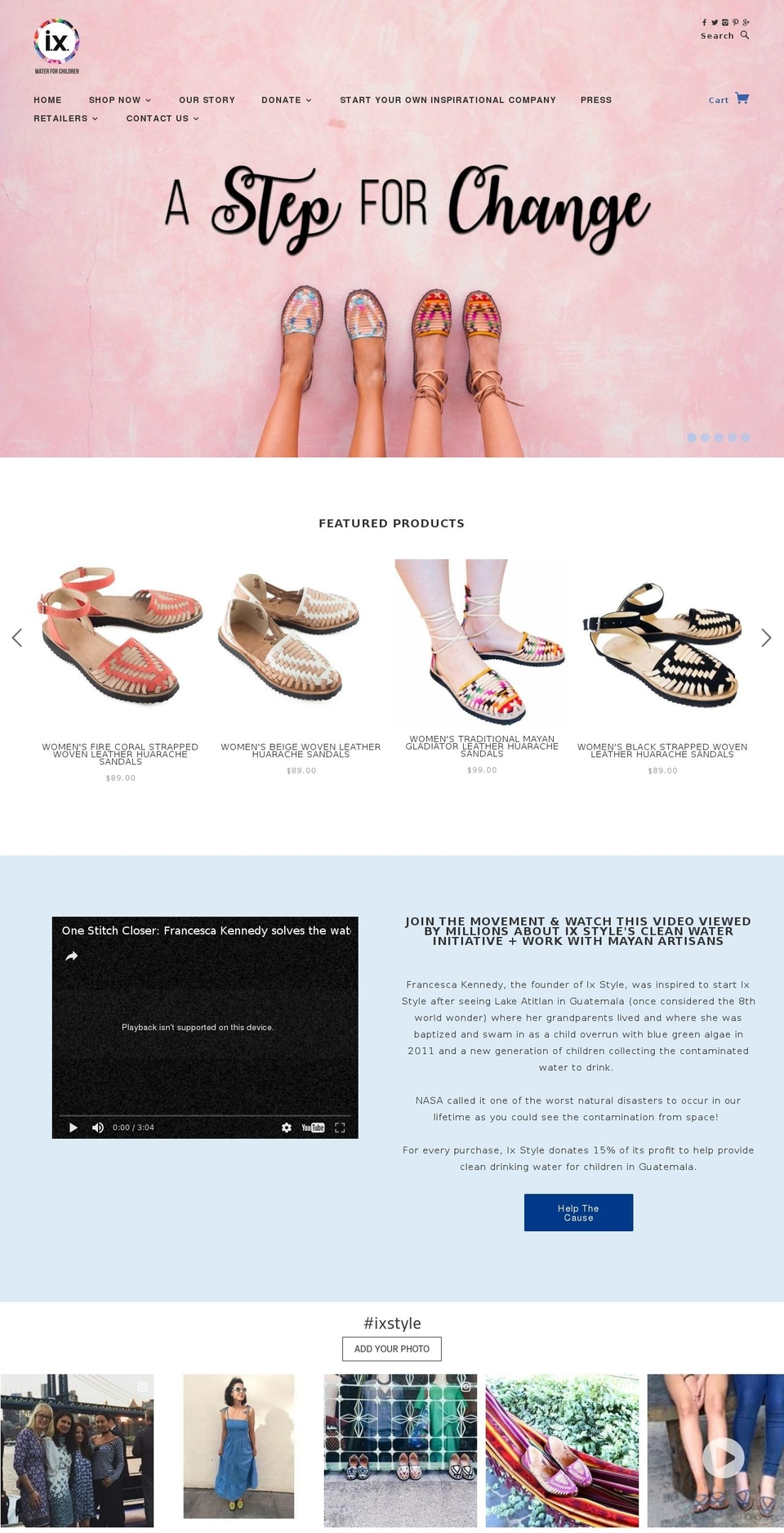 ixstyle.com shopify website screenshot