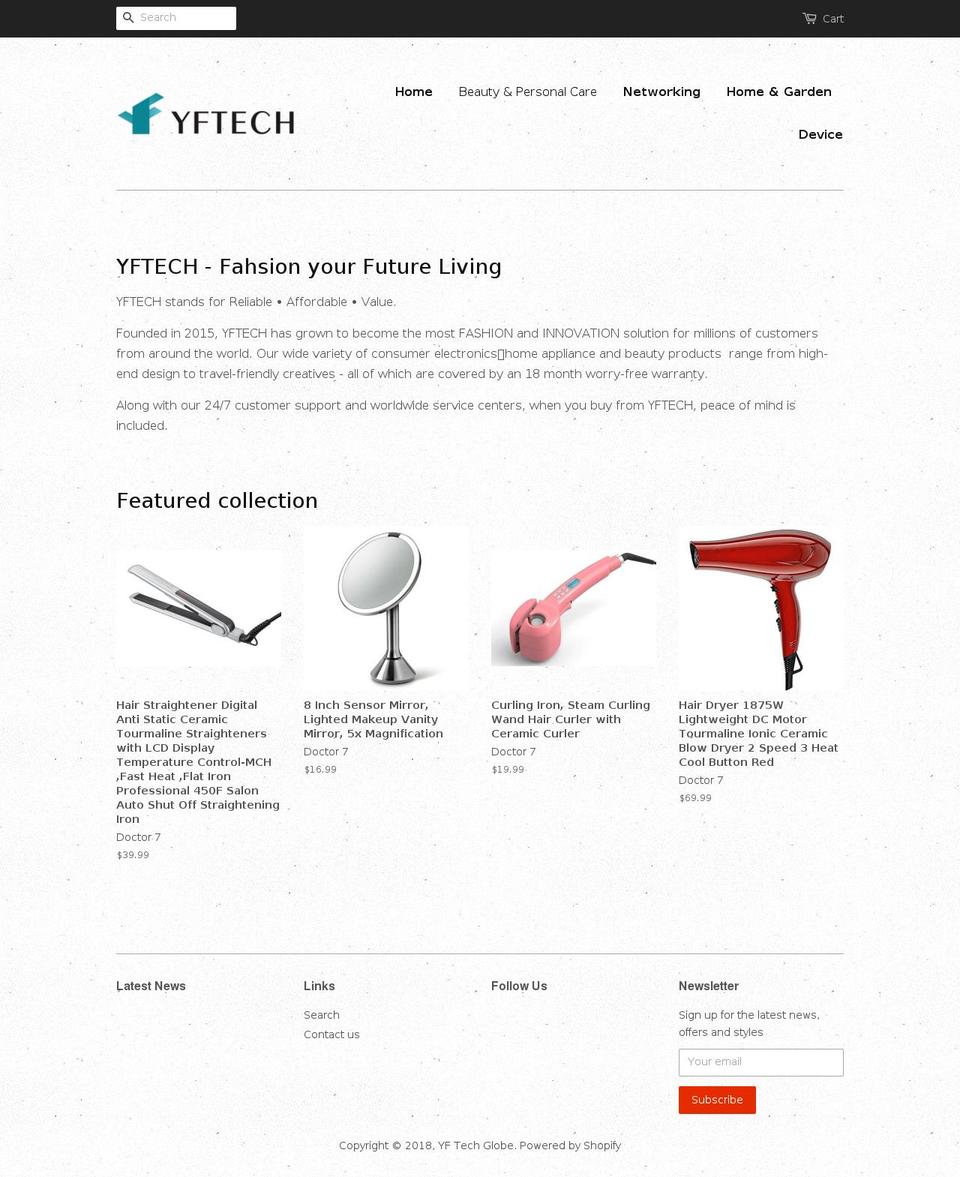 iyftech.com — Shopify storefront screenshot