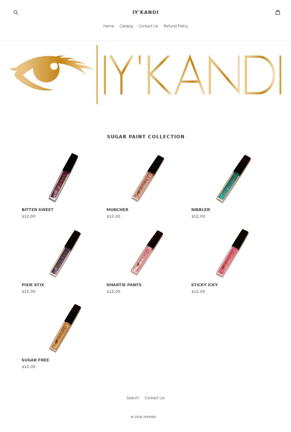 iykandi.com — Shopify storefront screenshot