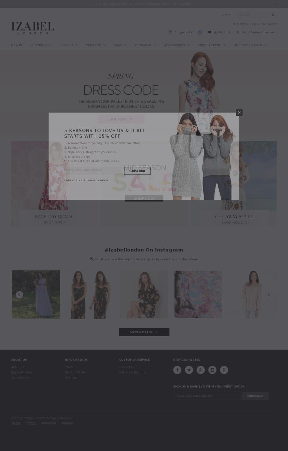 Izabel-New-Feb-1-2016 - optimized Shopify theme site example izabel.com