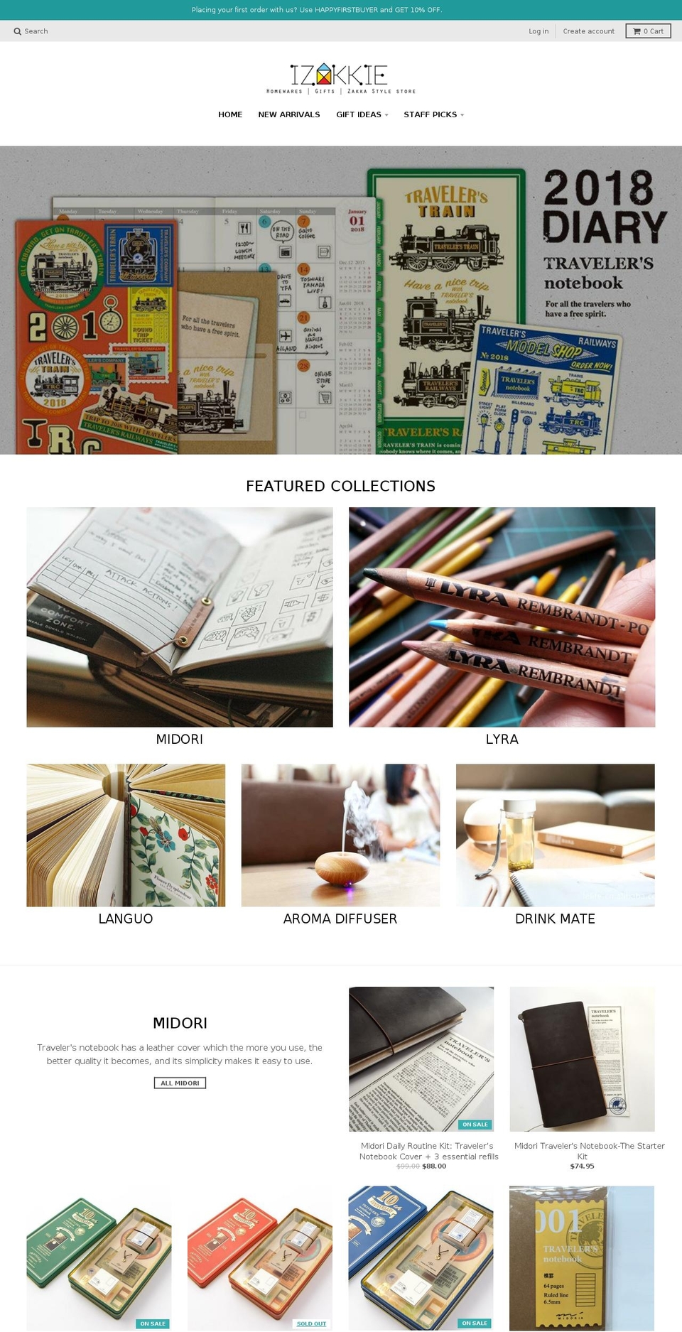 izakkie.com.au shopify website screenshot