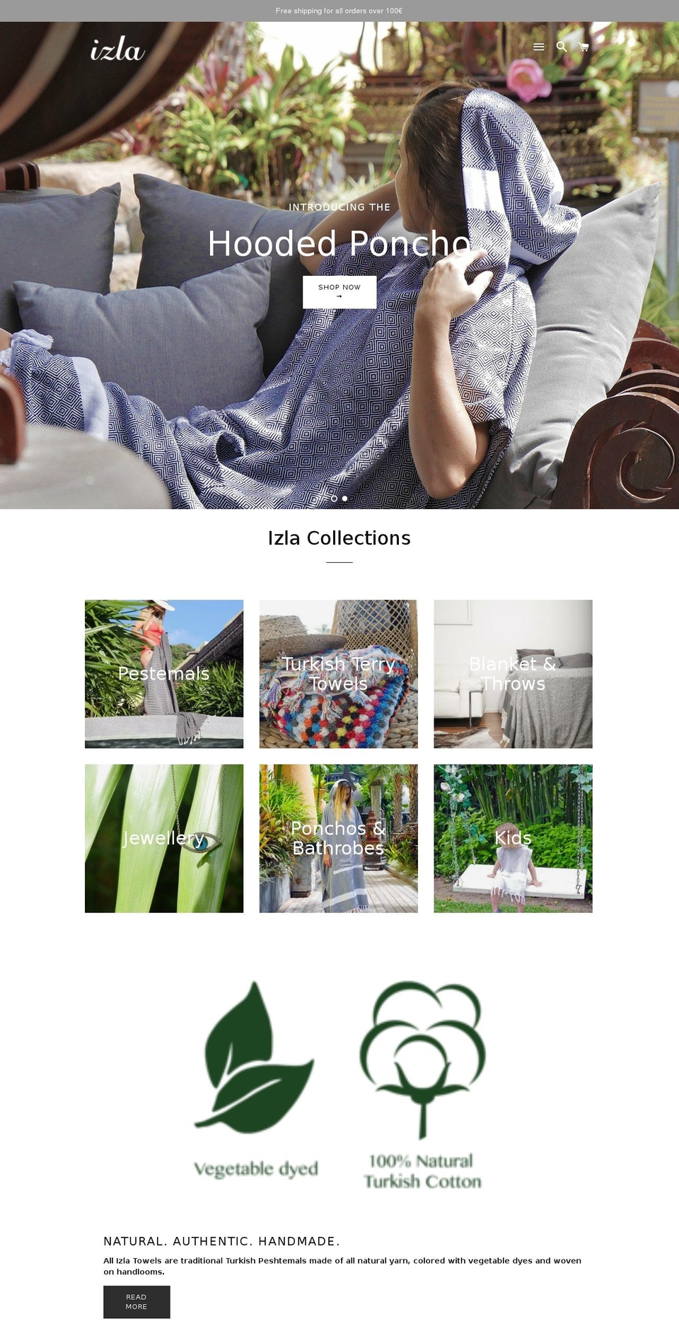 izlabrand.com — Shopify storefront screenshot