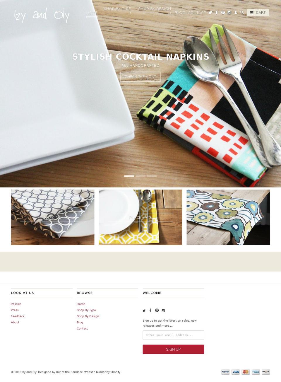 izyandoly.com — Shopify storefront screenshot