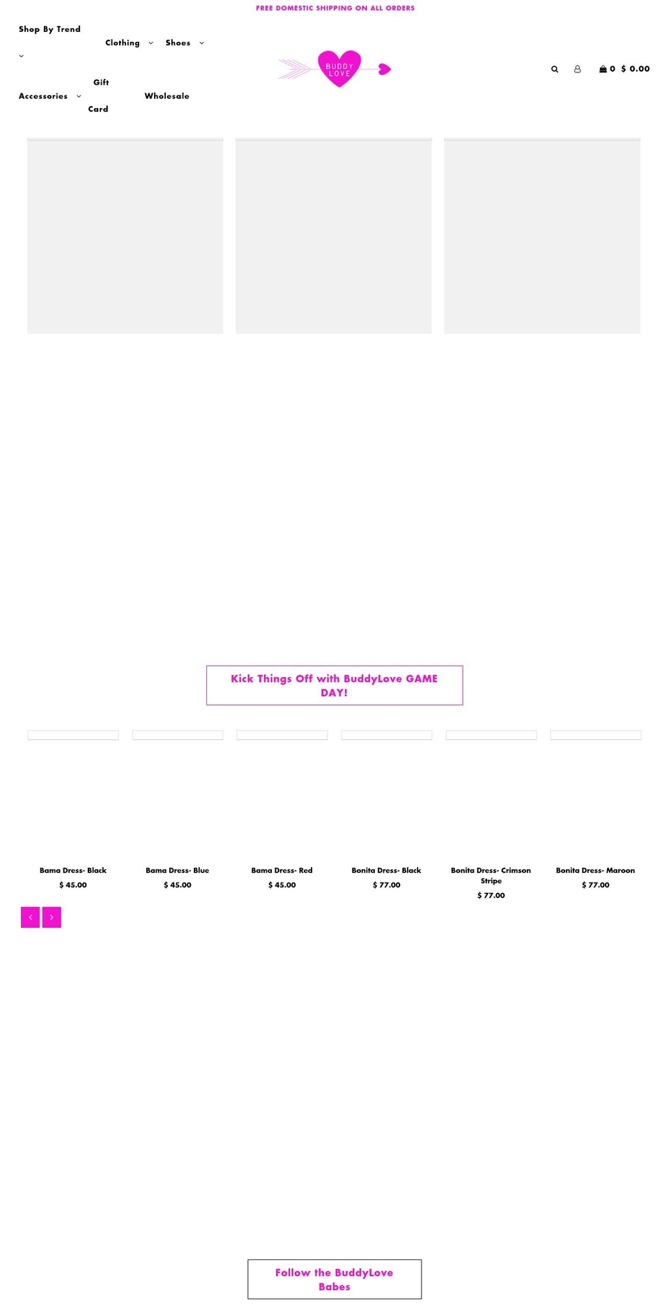 izzyandlola.com — Shopify storefront screenshot