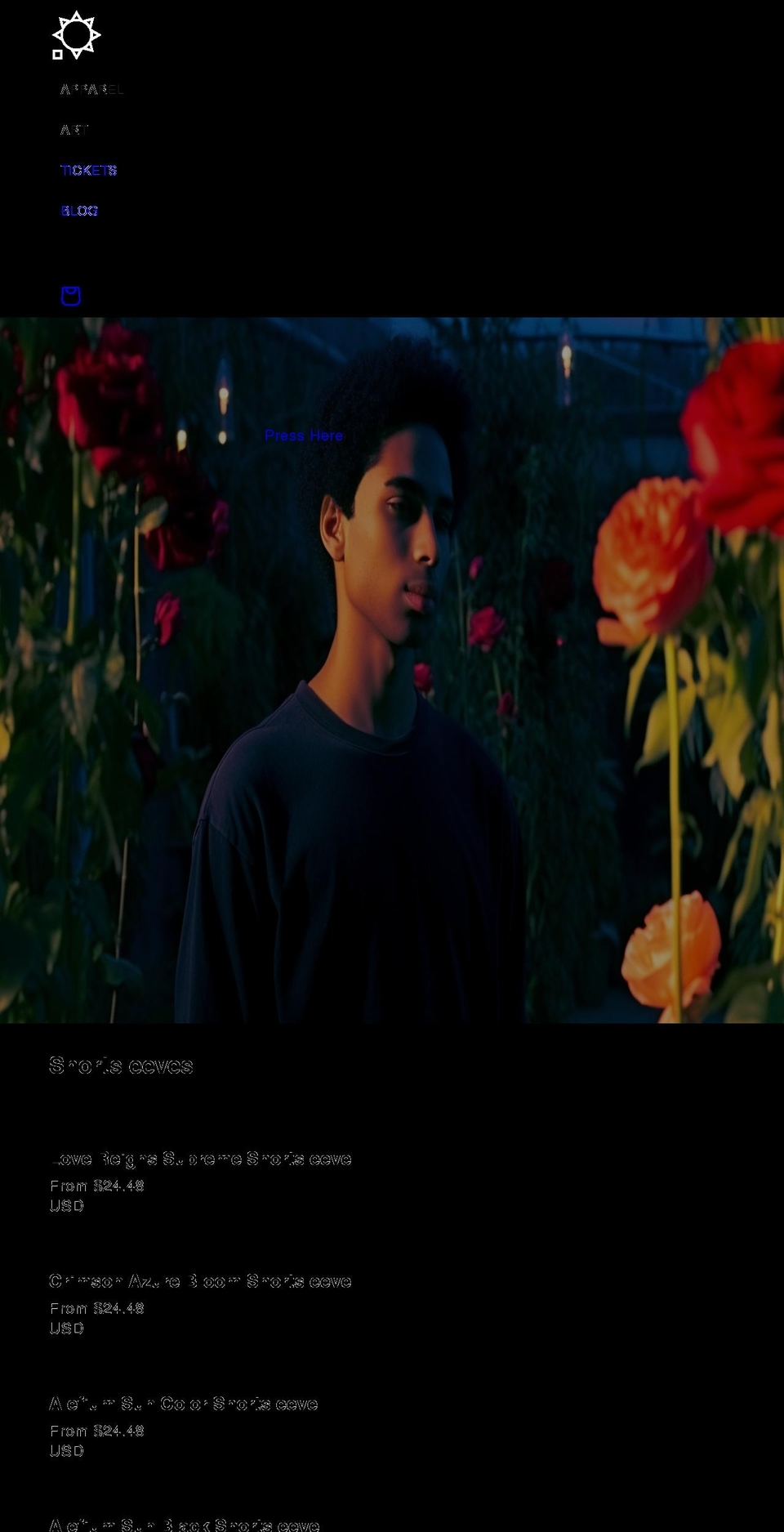 izzyzender.com shopify website screenshot
