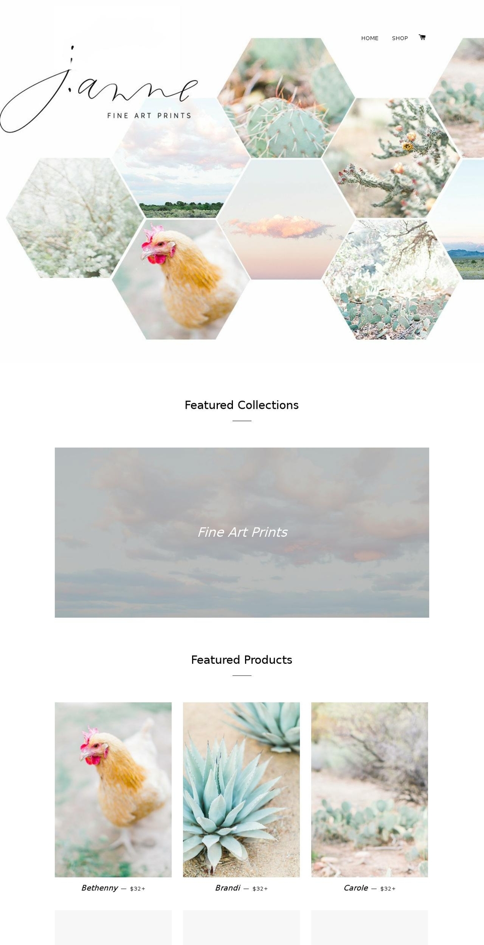 j-anneshop.com shopify website screenshot
