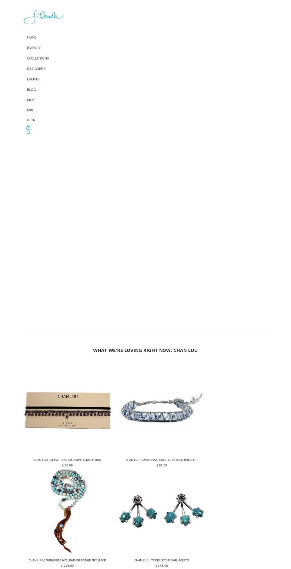 j-landa.com shopify website screenshot