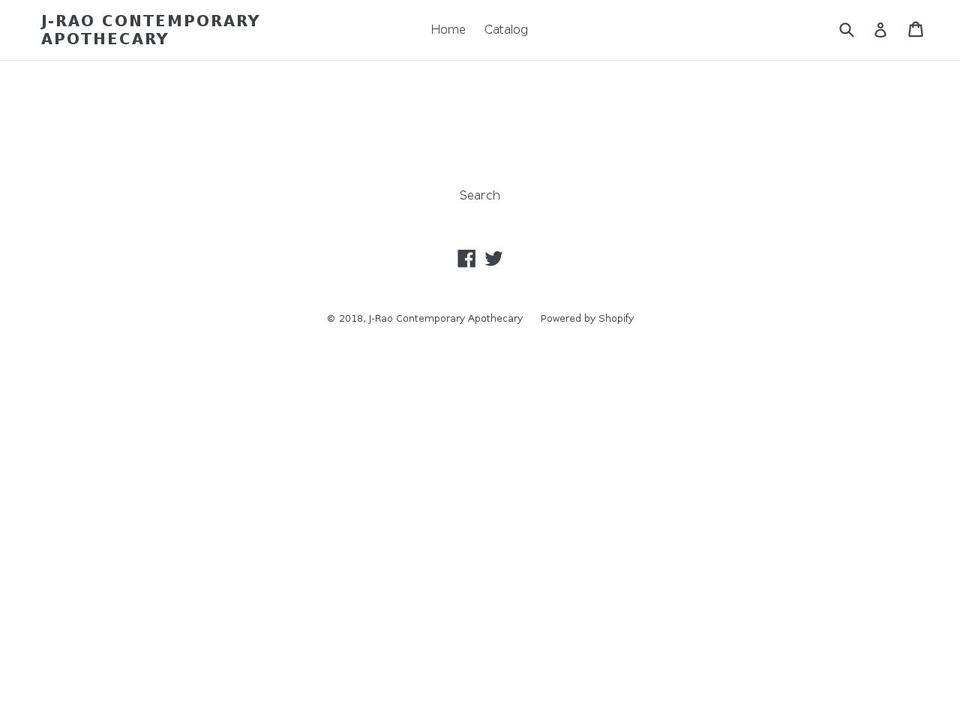 j-rao.com — Shopify storefront screenshot
