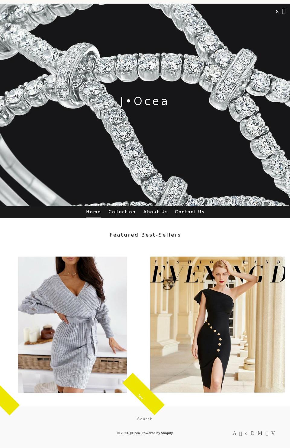 j0cea.com — Shopify storefront screenshot