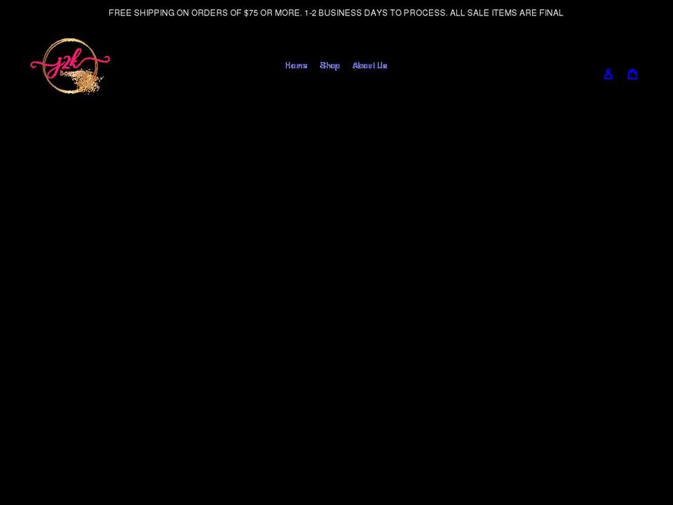 j2kboutique.com shopify website screenshot