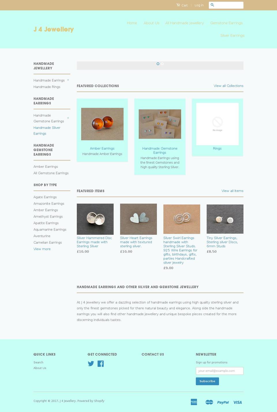 j4jrocks.com shopify website screenshot