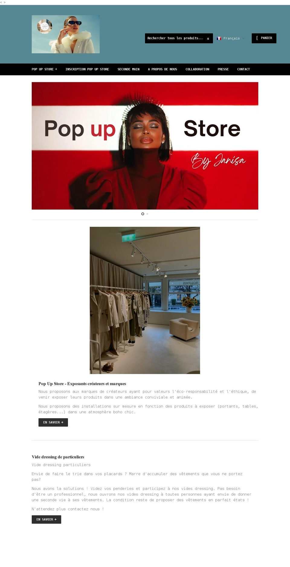 ja-nisa.com shopify website screenshot