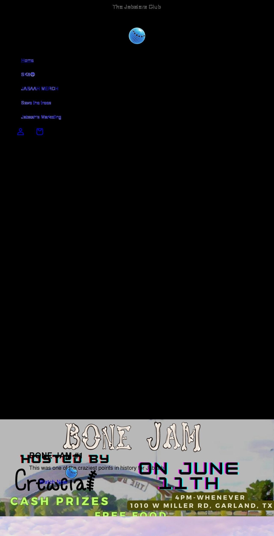 jabaah.com shopify website screenshot