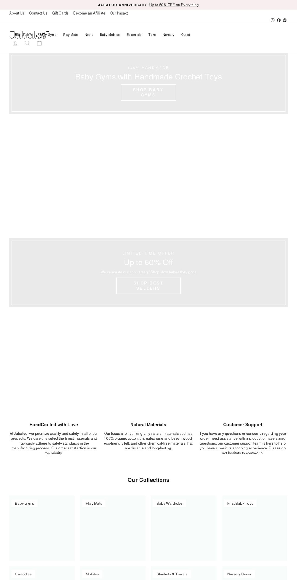 jabaloo.com shopify website screenshot