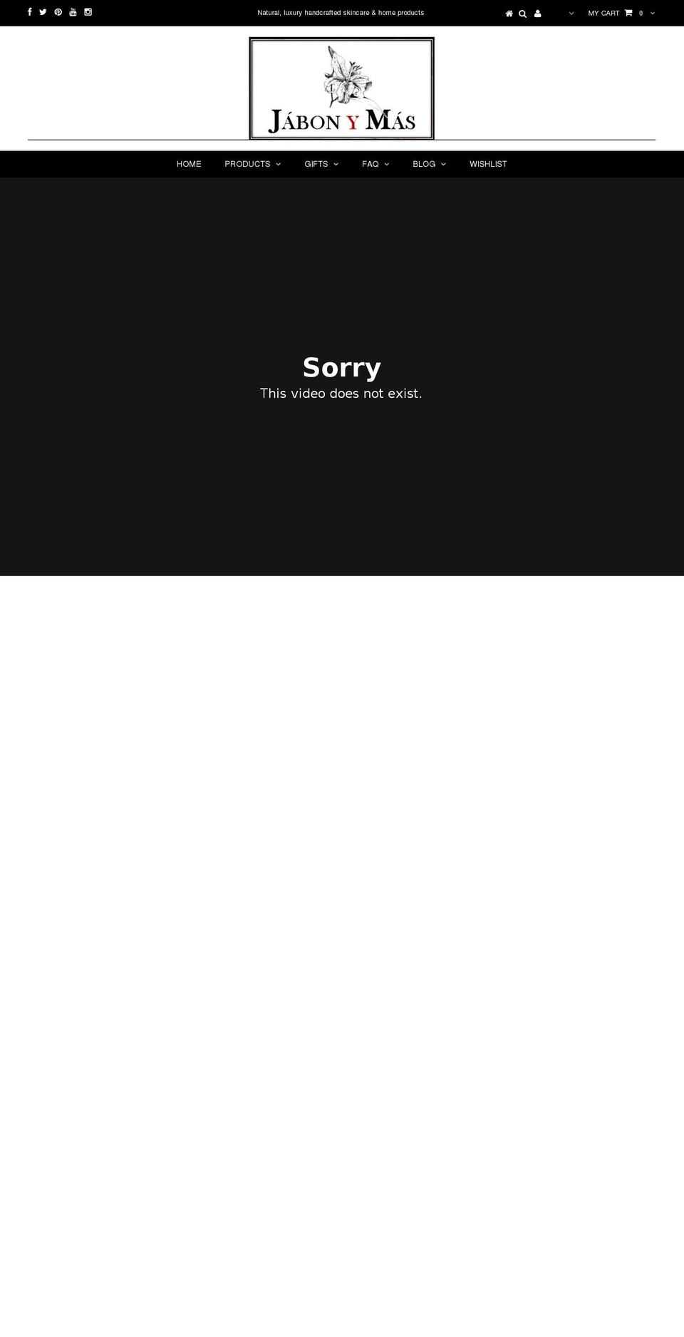 jabonymas.com shopify website screenshot