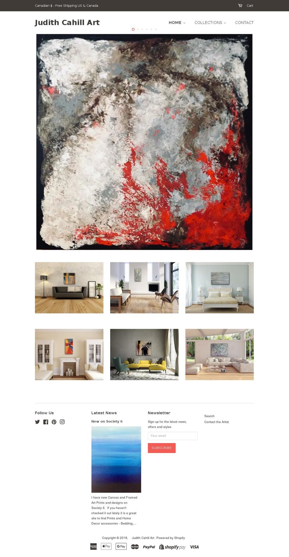 jacahill.com — Shopify storefront screenshot