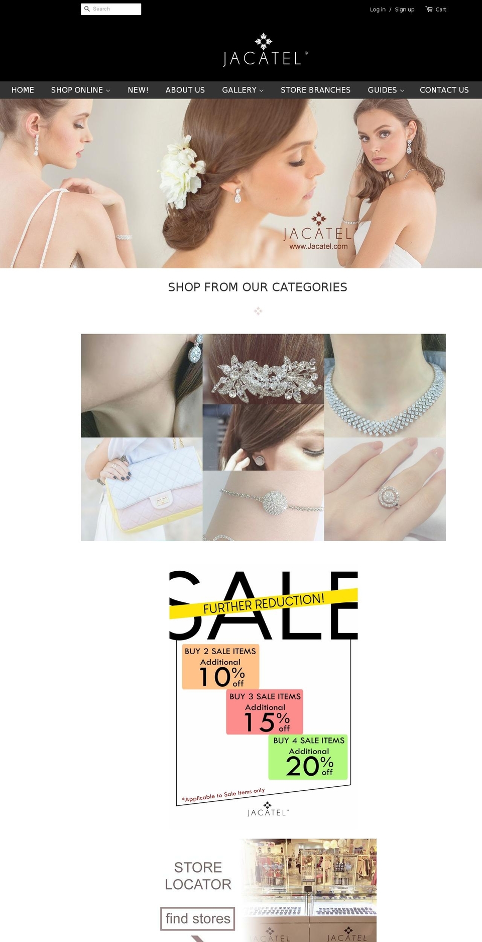 jacatel.com — Shopify storefront screenshot