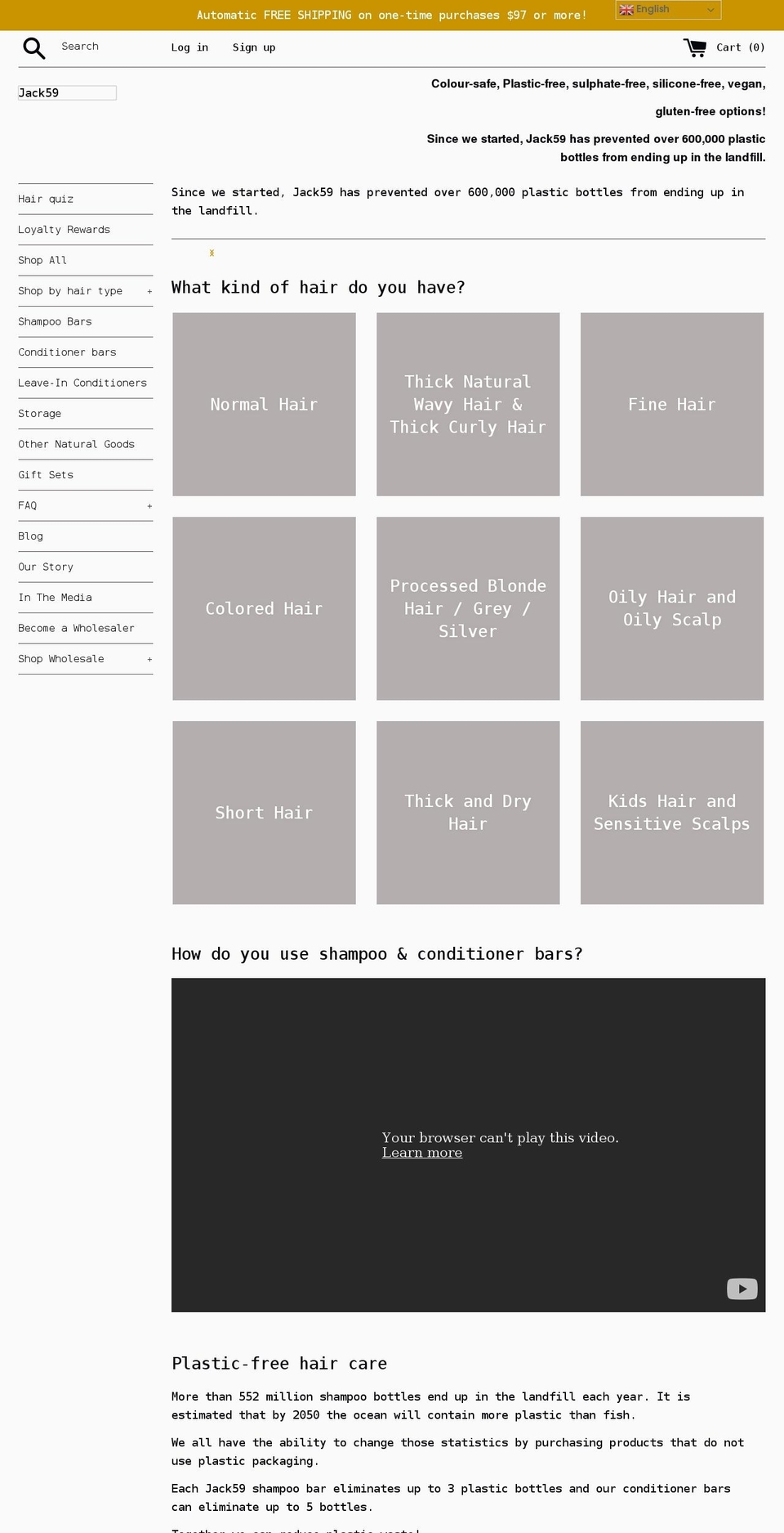 jack59hairco.com shopify website screenshot
