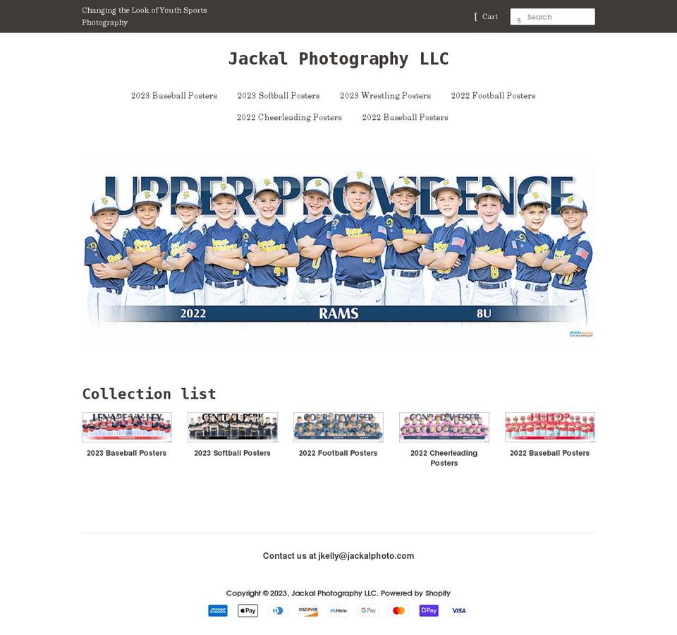 jackal-photography-llc.myshopify.com shopify website screenshot
