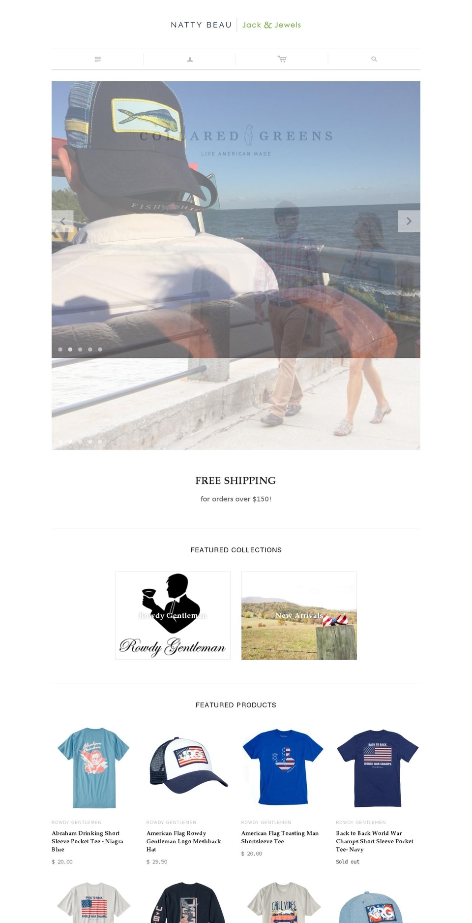 jackandjewelsrva.com — Shopify storefront screenshot