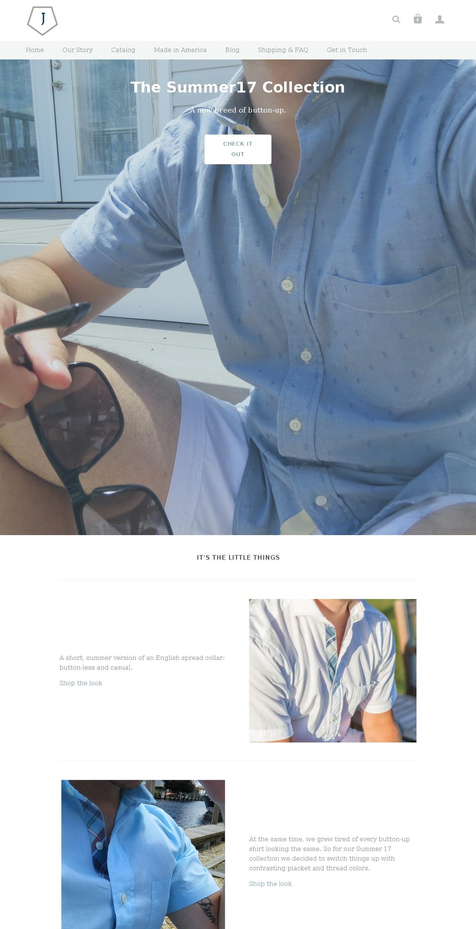 jackchurchillapparel.com — Shopify storefront screenshot